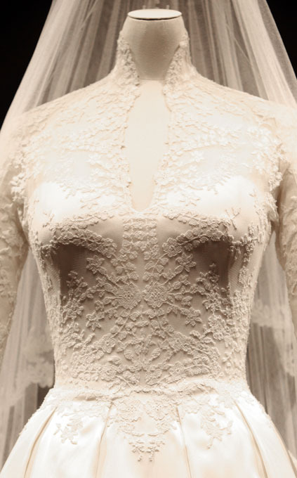 Свадебное платье Кейт Миддлтон выставлено на обозрение