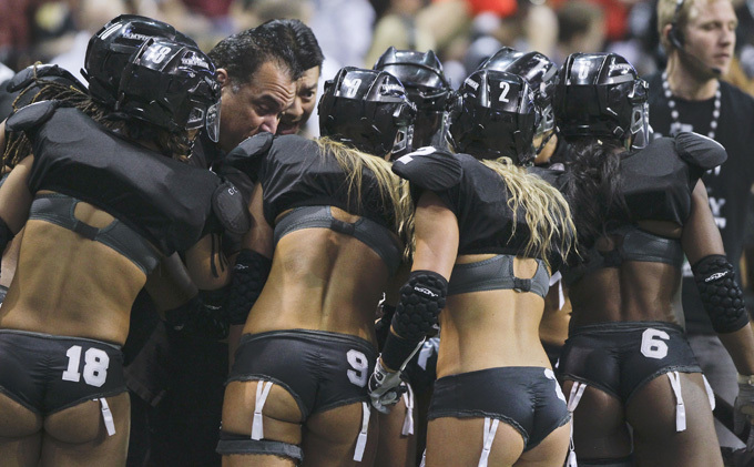 Американский футбол в нижнем белье