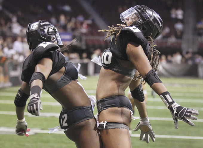 Американский футбол в нижнем белье