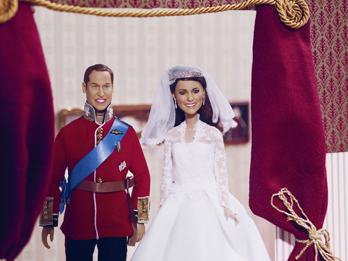 Принц Уильям и герцогиня Кэтрин стали Кеном и Барби