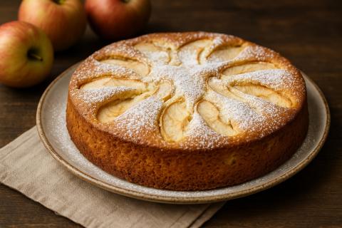 10 минут подготовки и 25 минут выпечки: ваша идеальная шарлотка ждет