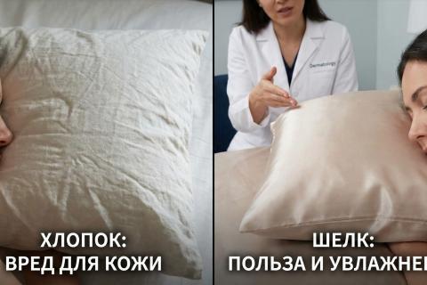 Хлопковый приговор: почему дерматолог Марина Костина советует немедленно сменить наволочки на шелковые для спасения коллагена