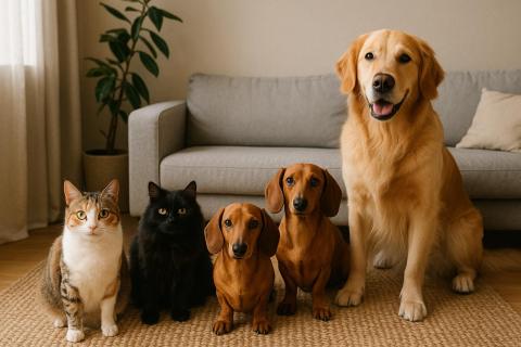 Кошка и собака под одной крышей: 3 секрета идеальной дружбы питомцев