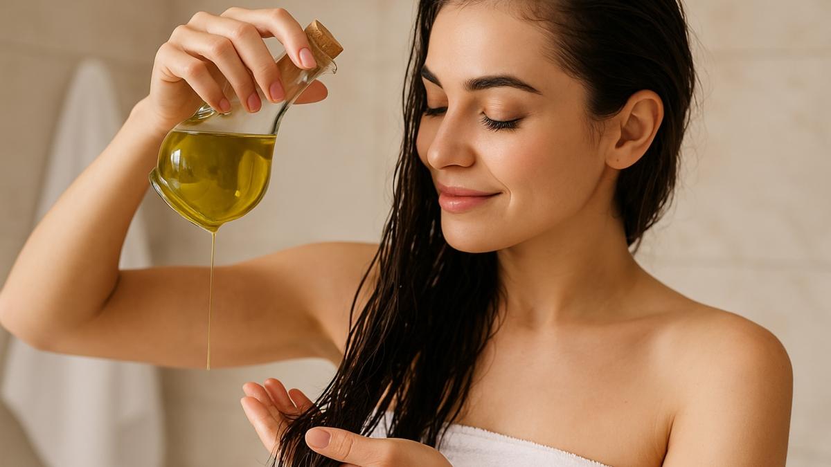 Оливковое масло для волос