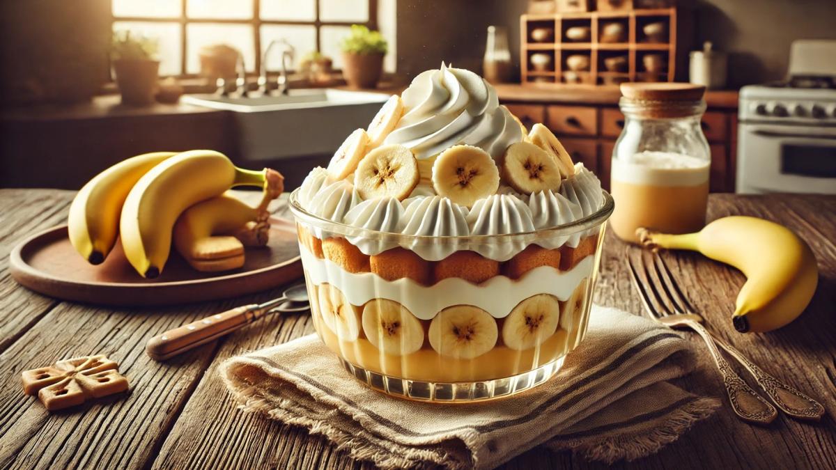 Банановый пудинг
