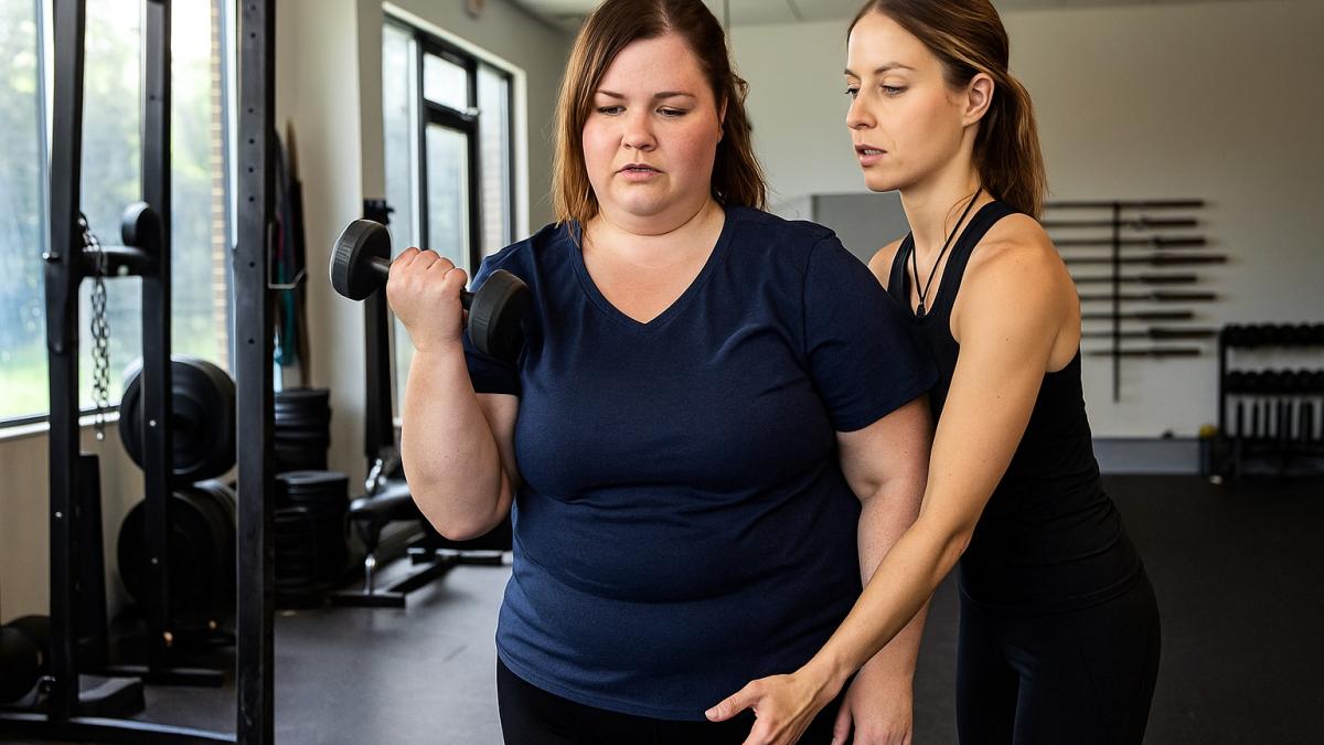 Тренировка при избыточном весе