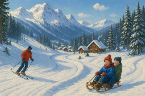 Детские горные лыжи: плюсы, минусы и как избежать ошибок при обучении