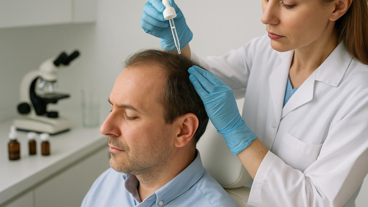 Раствор на основе стволовых клеток помогает при облысении