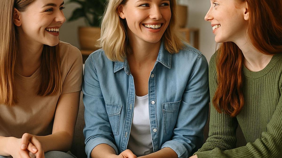 Дружеский разговор втроём