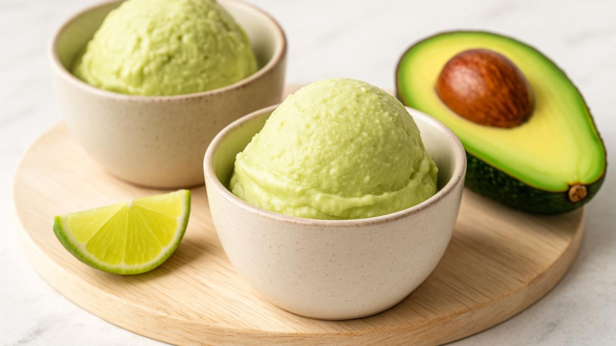 Мороженое из авокадо