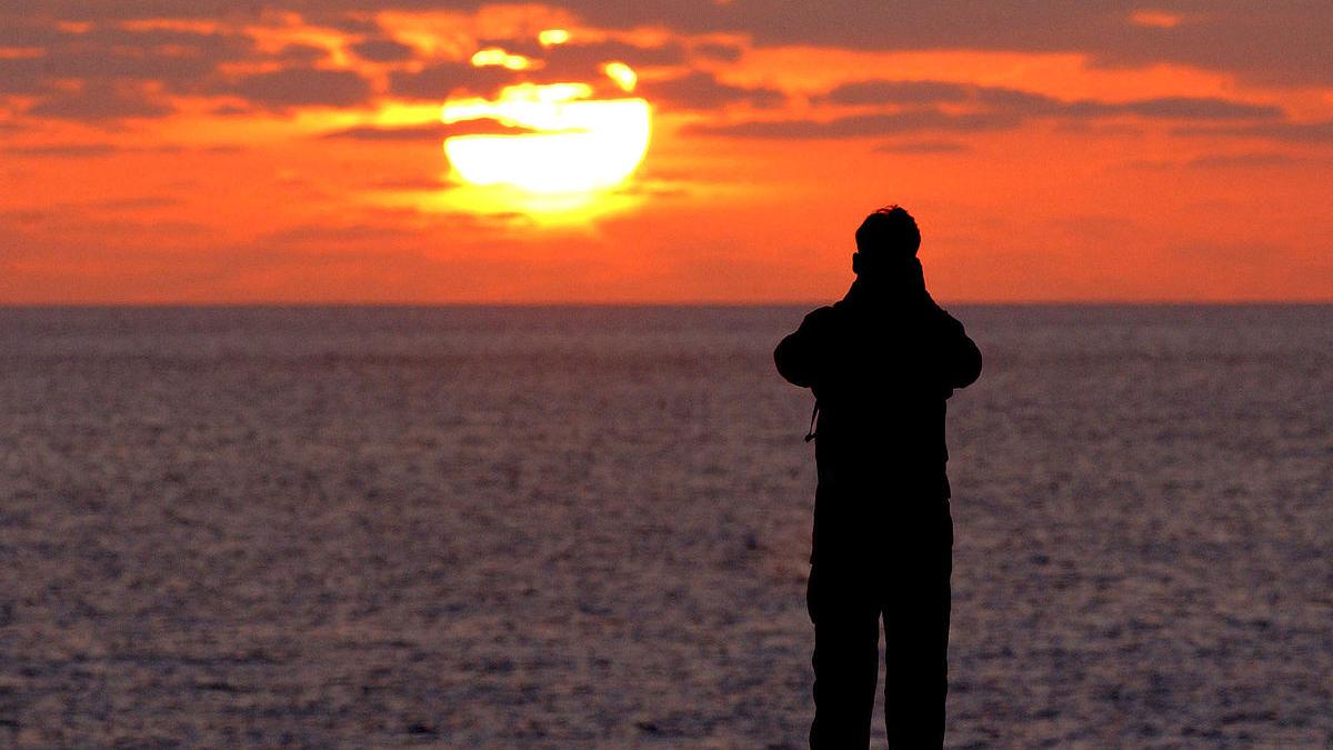 Силуэт парня