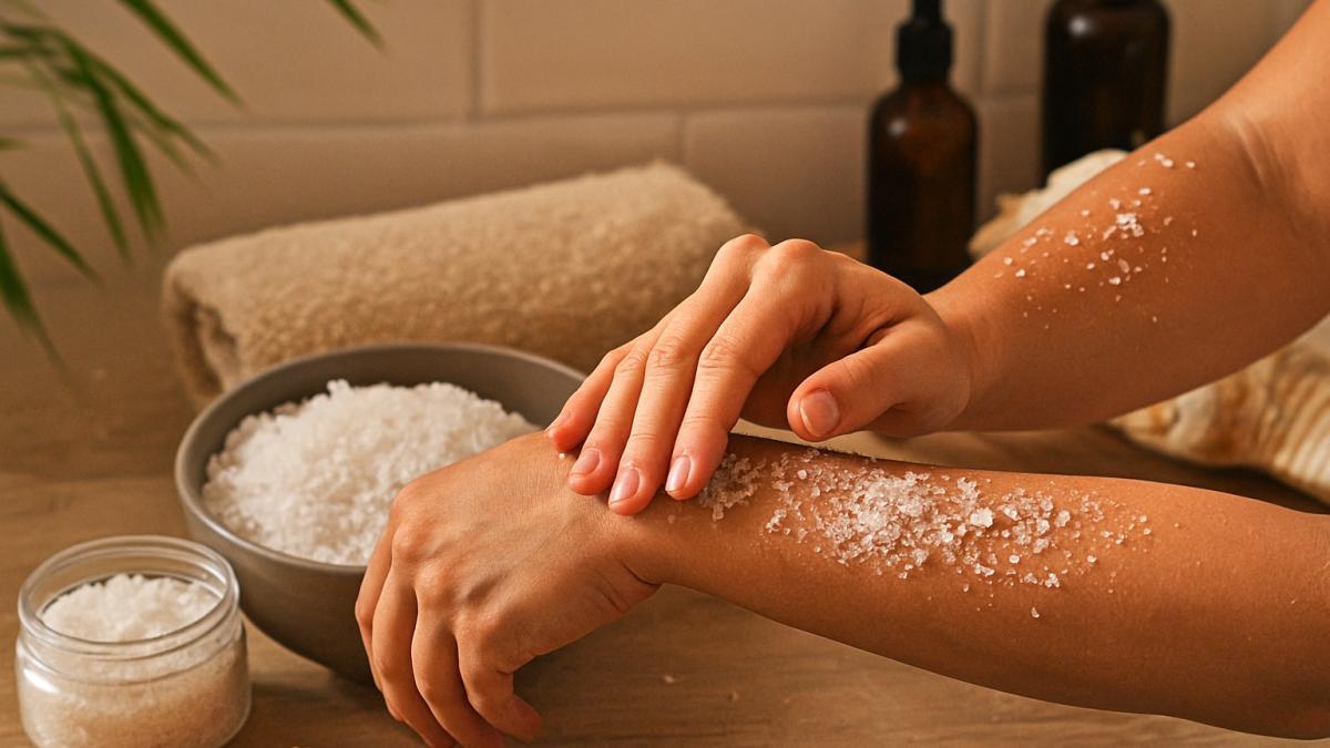 Морская соль в уходе за телом