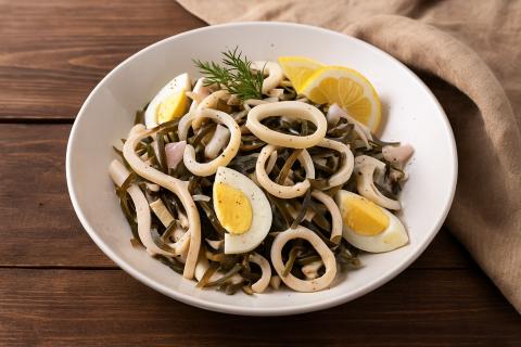 Секреты шеф-поваров: эти 40 секунд превратят кальмар в деликатес – рецепт салата удивит каждого