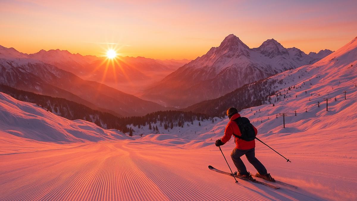 Горнолыжный рассвет