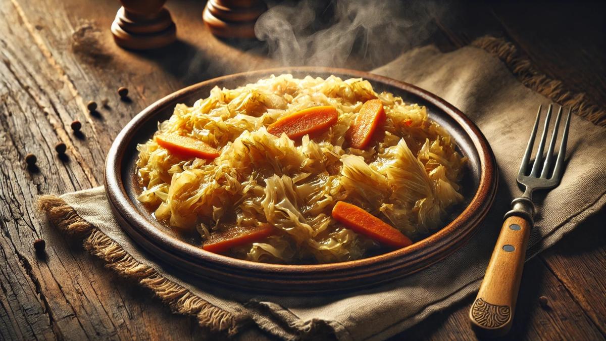 Классическая тушеная капуста