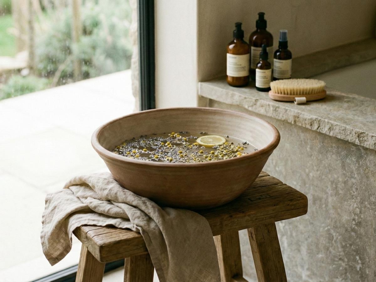 Секрет нежных стоп: как контрастные ванночки и травяные этюды реставрируют вашу походку