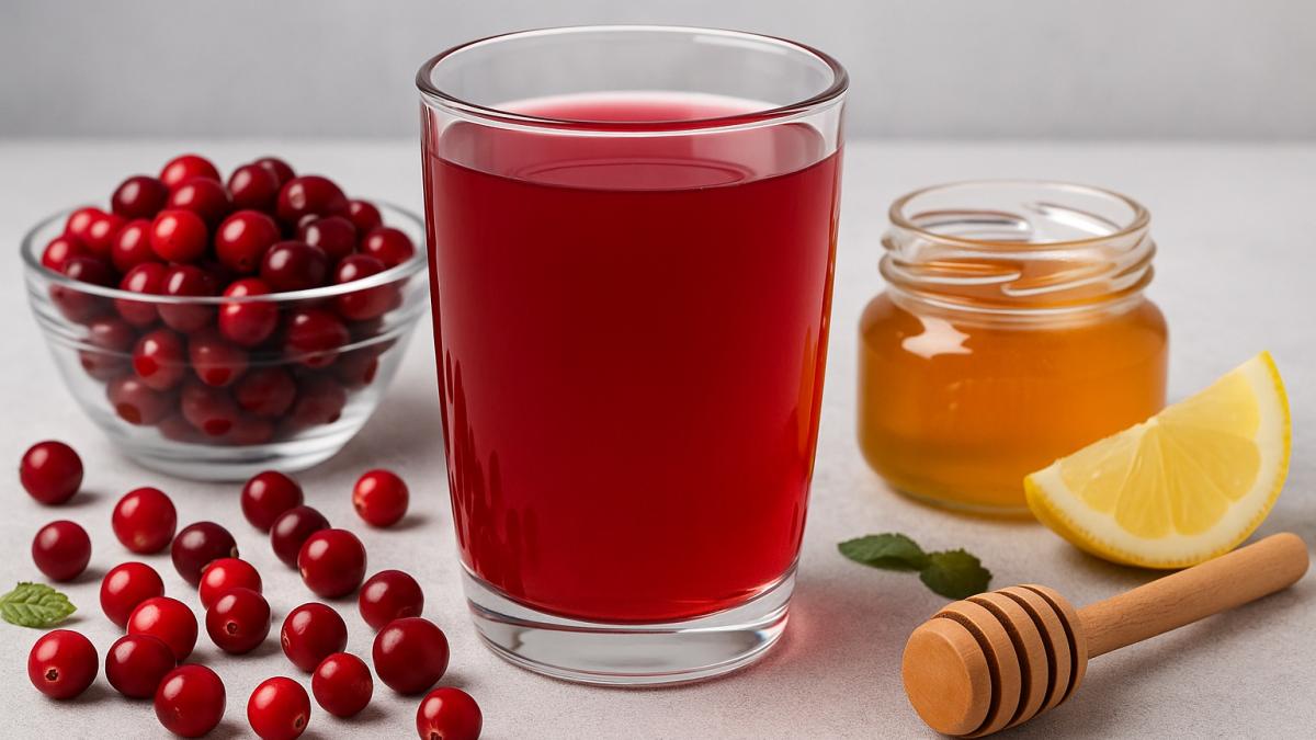 Морс из клюквы без сахара