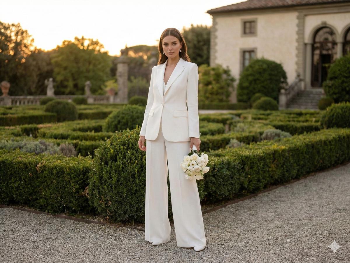 Свадебное танго в брюках: как современные невесты переписывают сценарий подвенечной моды
