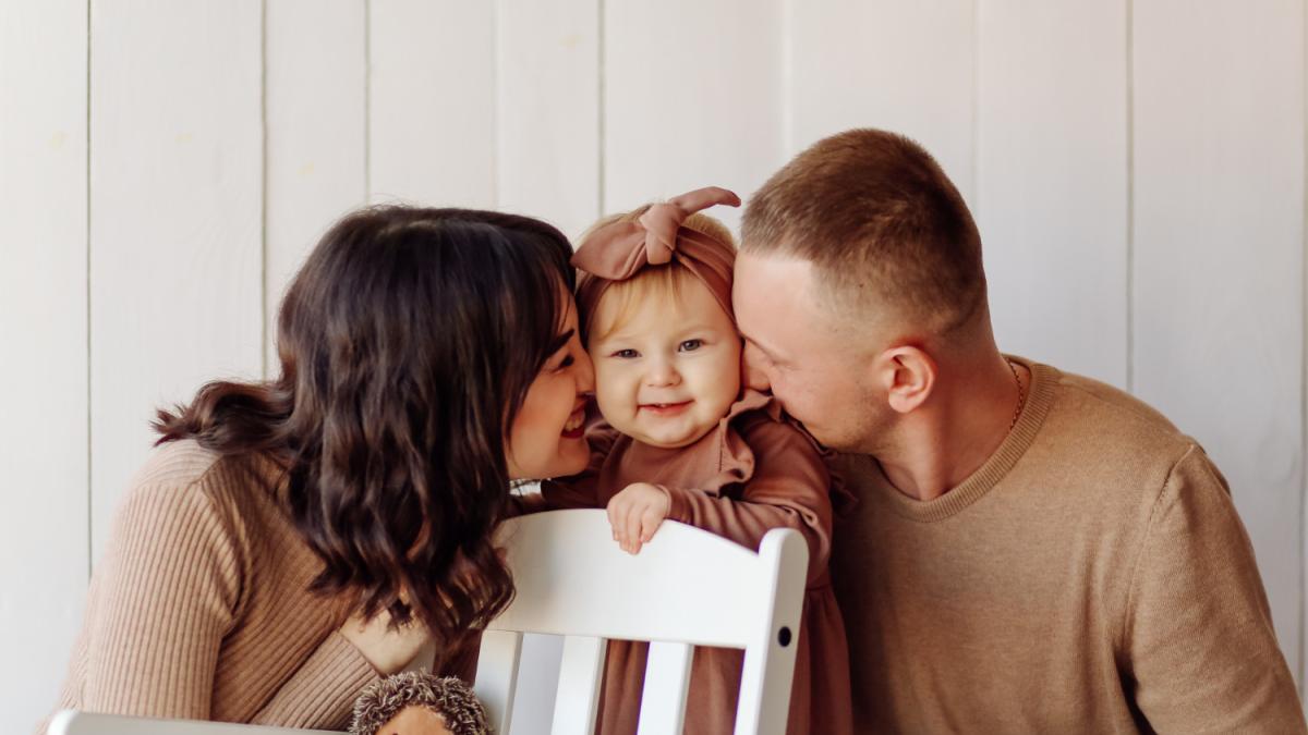 семья с ребенком