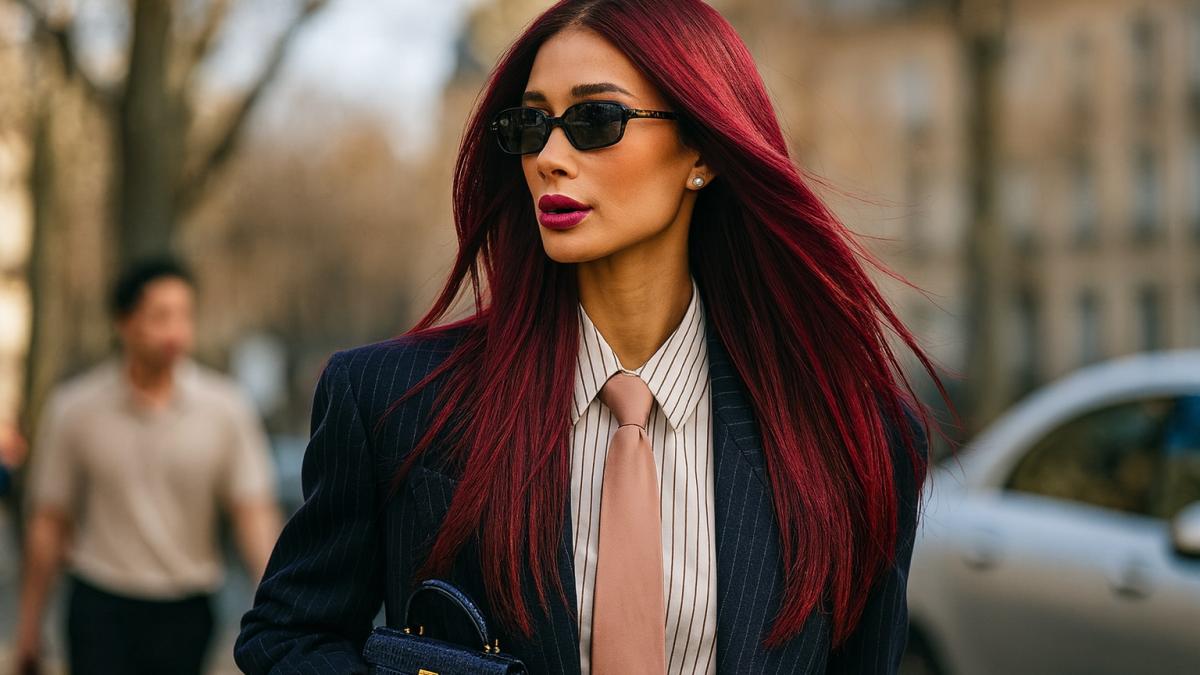 Девушка в офисной одежде