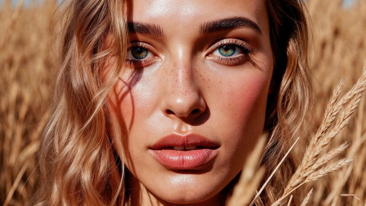 Портрет женщины с ошеломляющими глазами