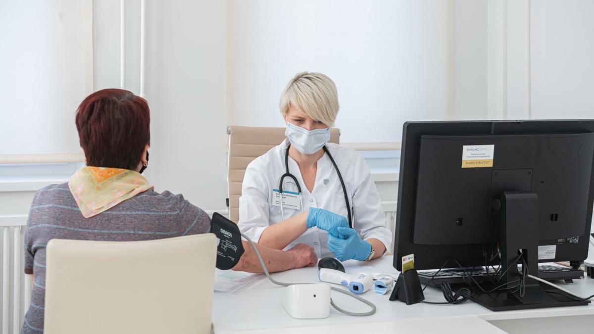 На приёме у врача