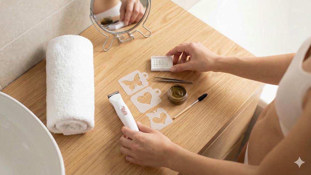 Выбор рисунка для интимной стрижки