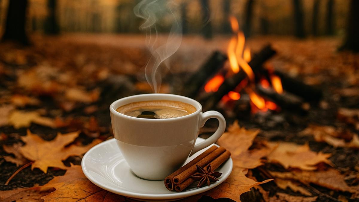 Кофе среди ароматов осени