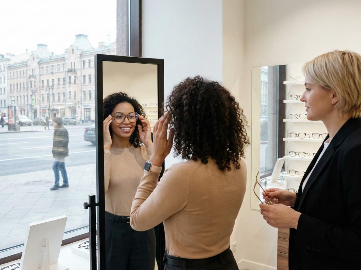 Очки и макияж: Пять золотых правил сочетания яркой помады и оптики от ведущих визажистов