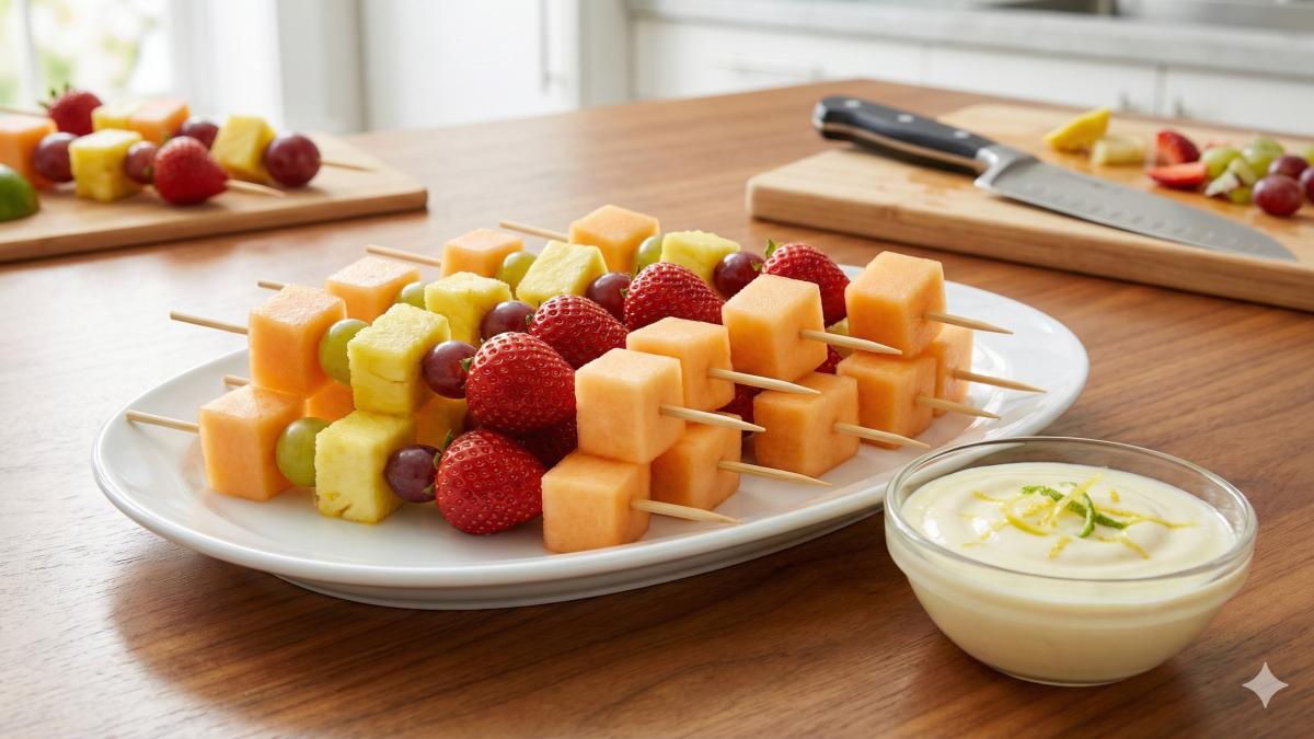 Фруктовый кебаб