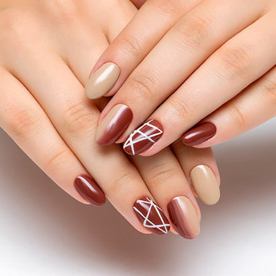 Натуральные дизайны маникюра