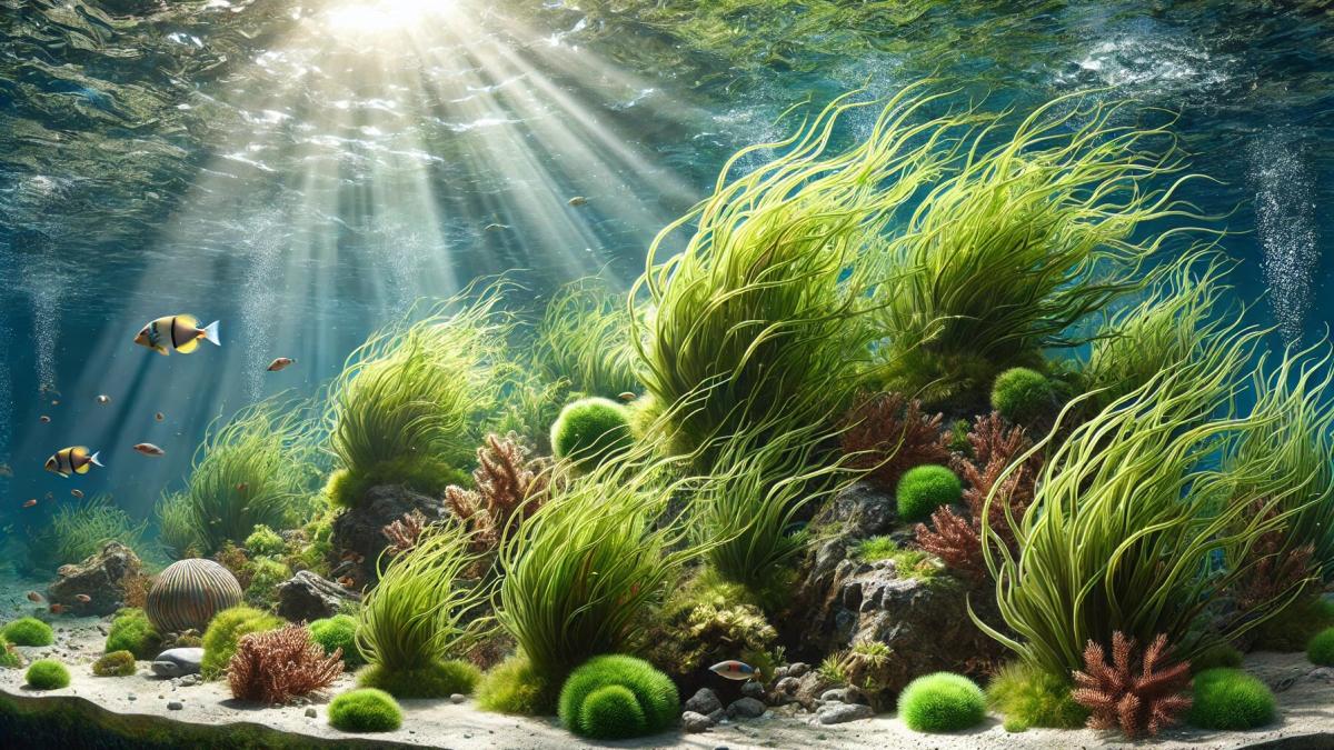 Морские водоросли и мох