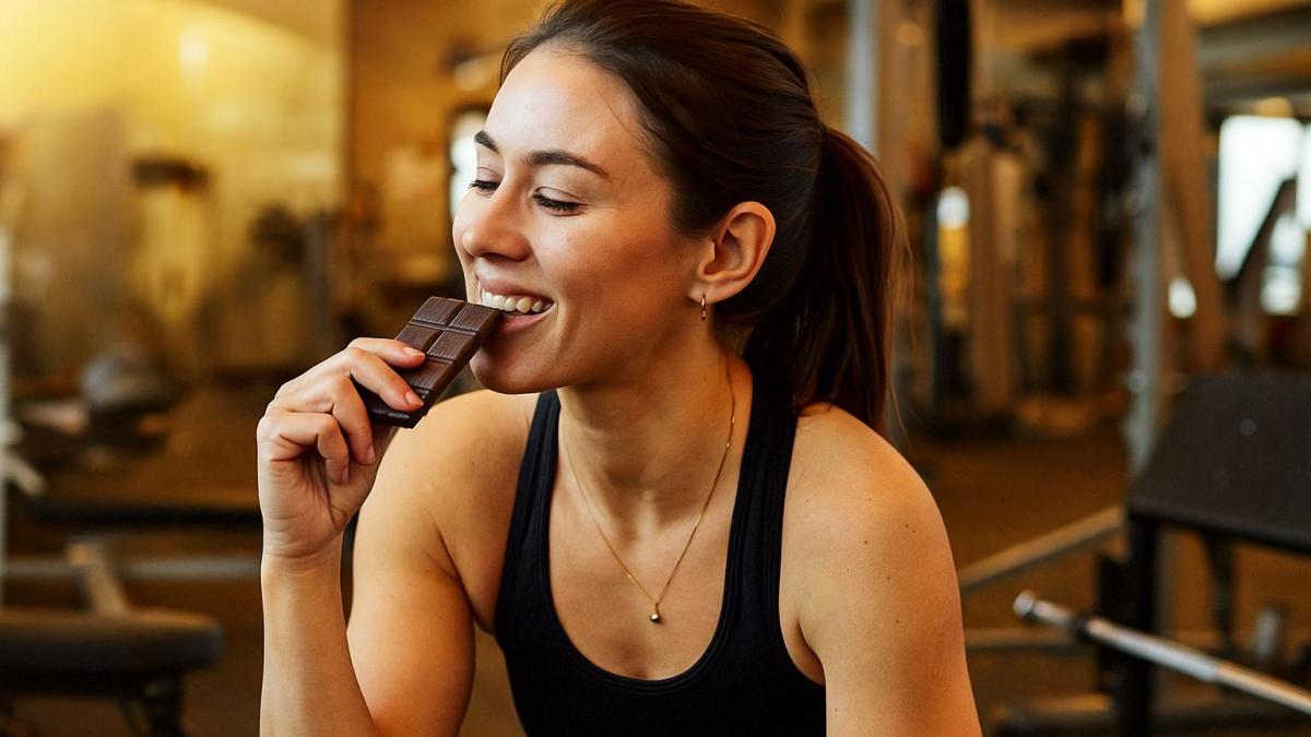 Полезная шоколадка после тренировки