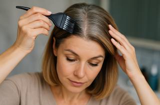 Как седина меняет восприятие: советы по выбору одежды и макияжа