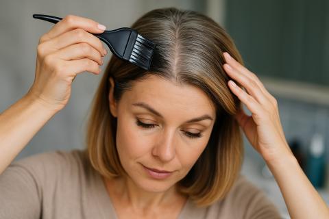 Как седина меняет восприятие: советы по выбору одежды и макияжа