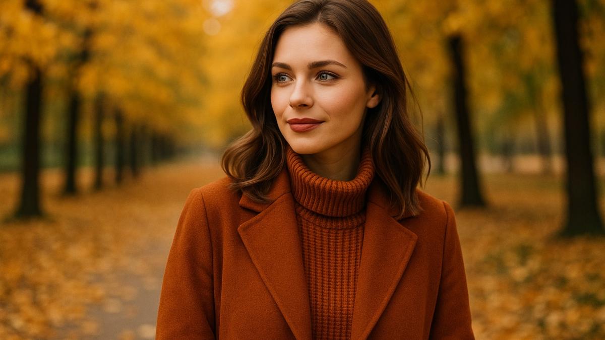 Осенний гардероб в тёплых оттенках