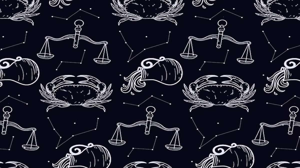 Реалистичная рука нарисованные зодиака