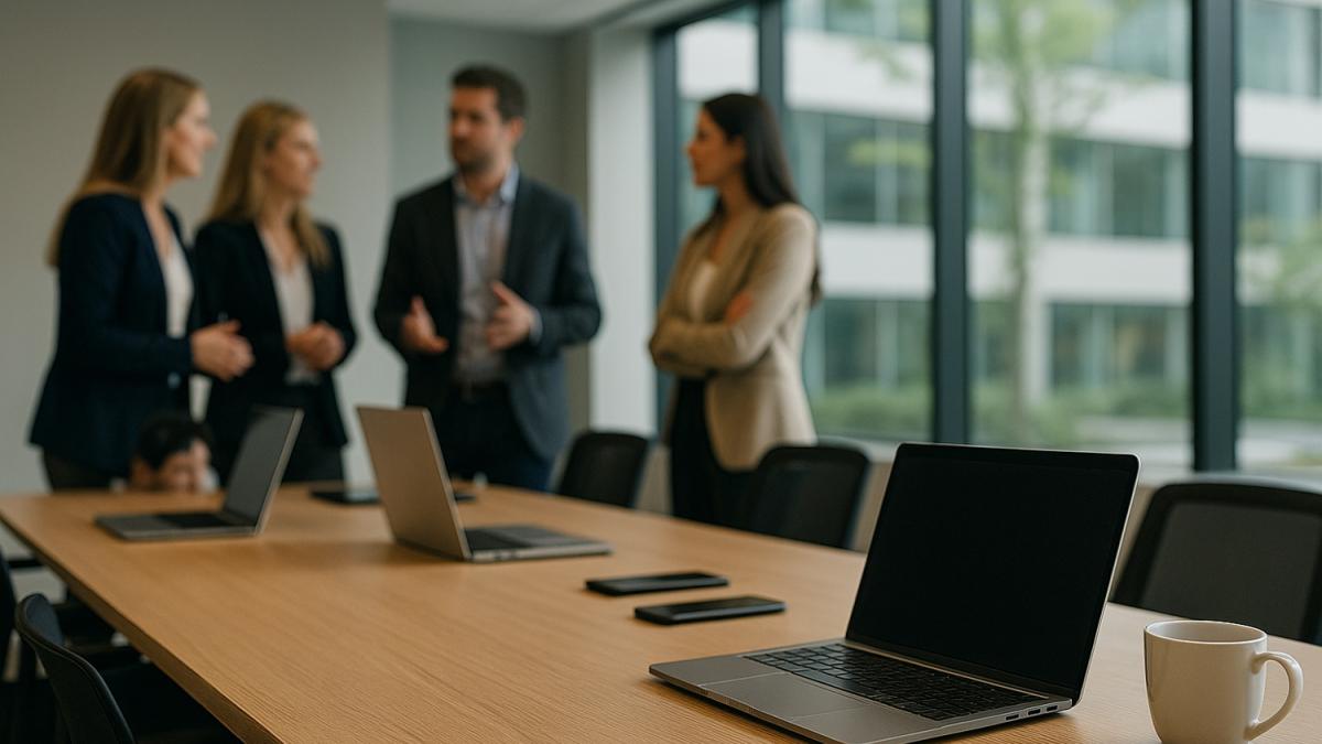 Офис с видом на закат