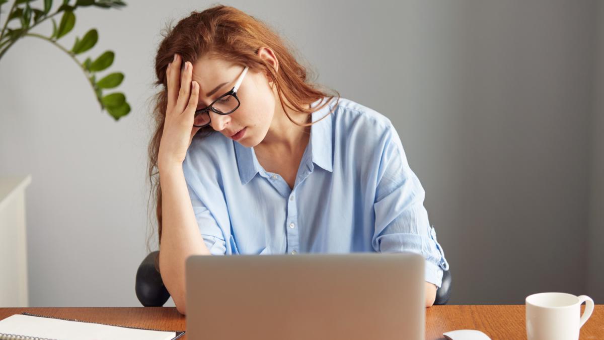 Девушка устала