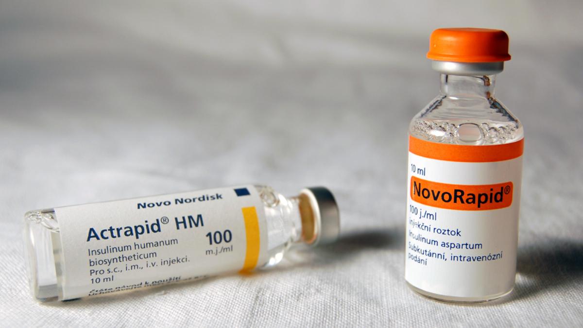 Пузырьки с инсулином