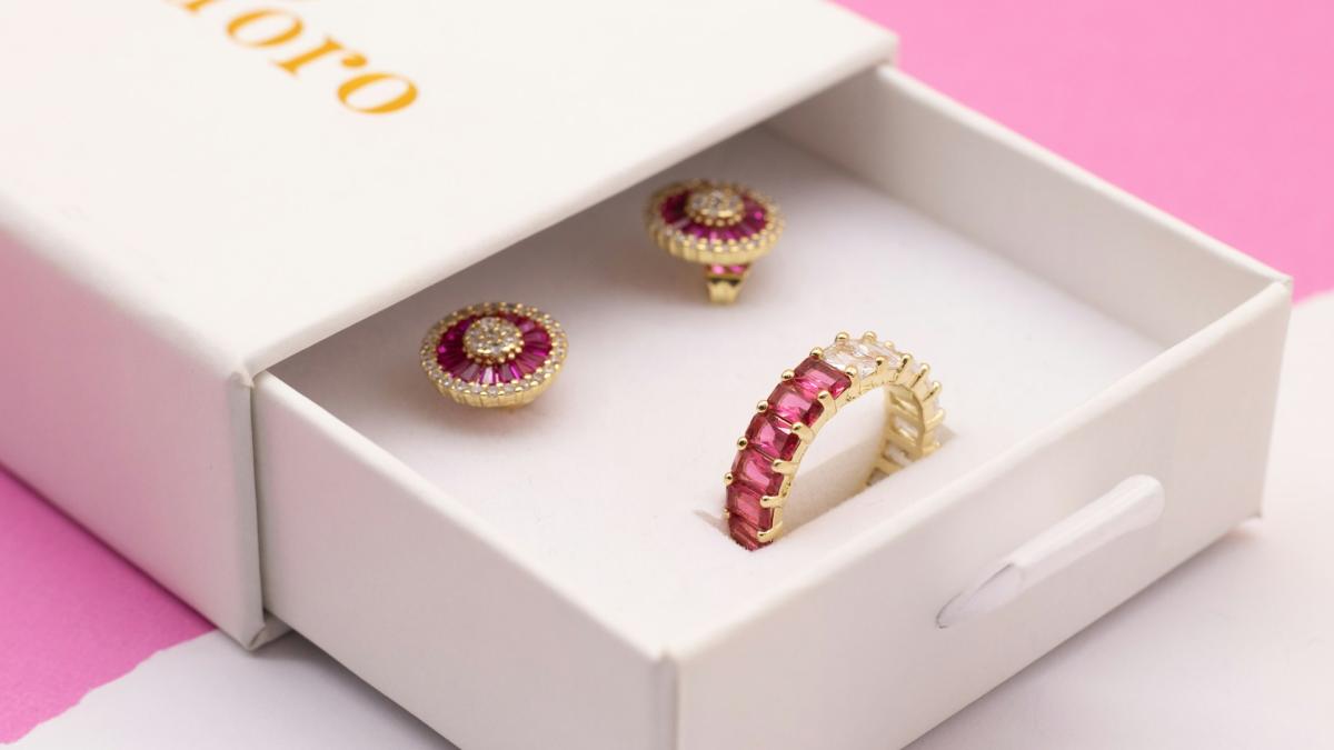 Кольца серьги