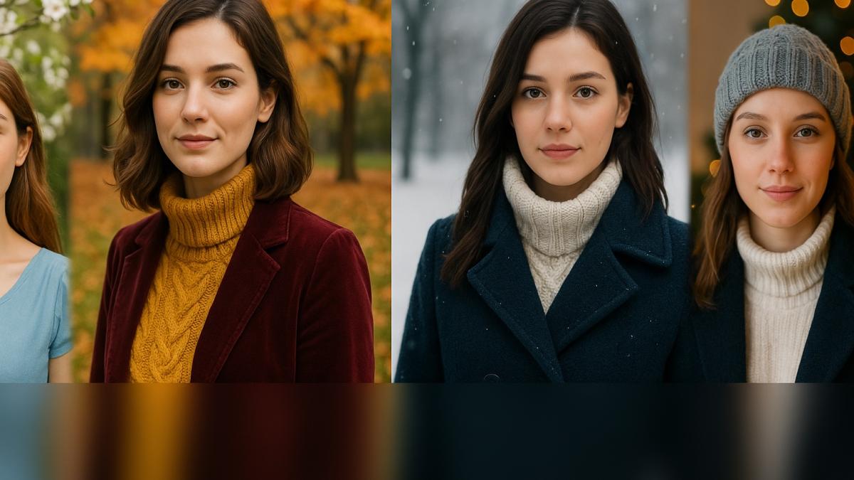 Сезонная фотосессия — гармония образа и природы