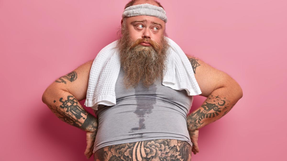 Толстый мужик