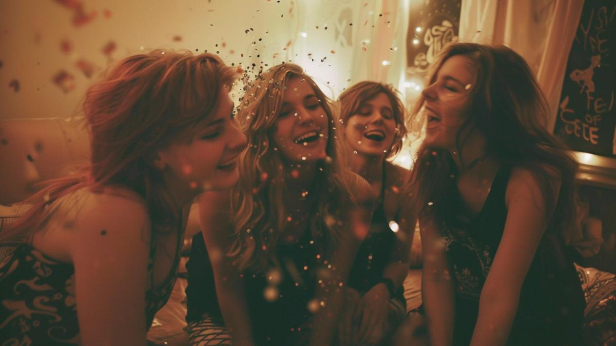 Молодые люди объединяются и проводят время вмест