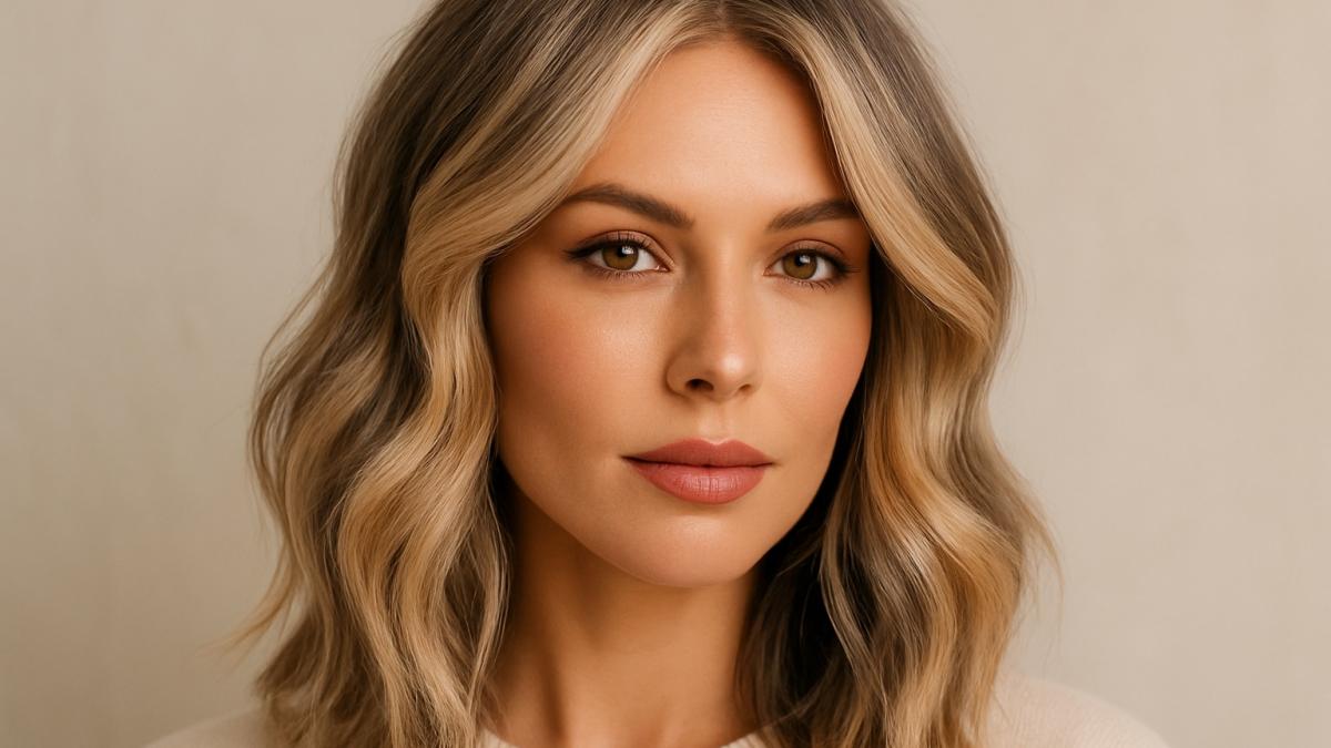 Женщина с пепельно-серебристыми волосами