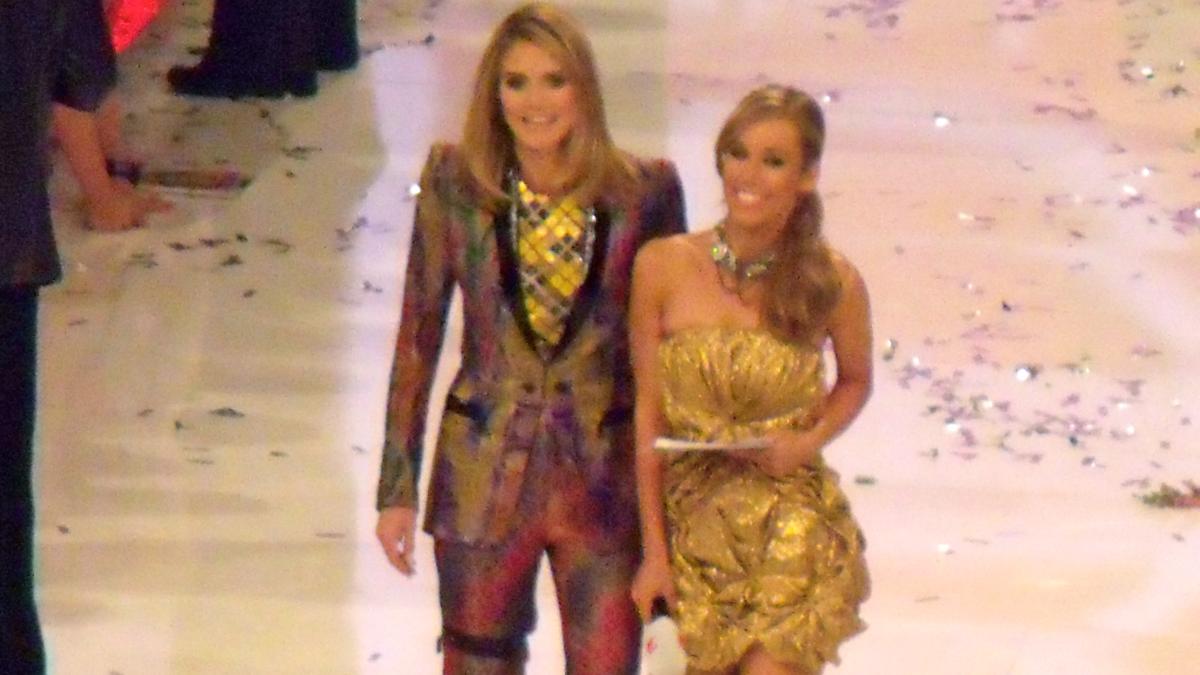 Хайди Клум und Annemarie Warnkross