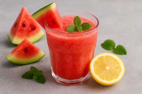 Арбузно-лимонный смузи