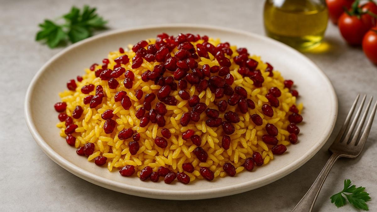 Шафрановый рис с барбарисом