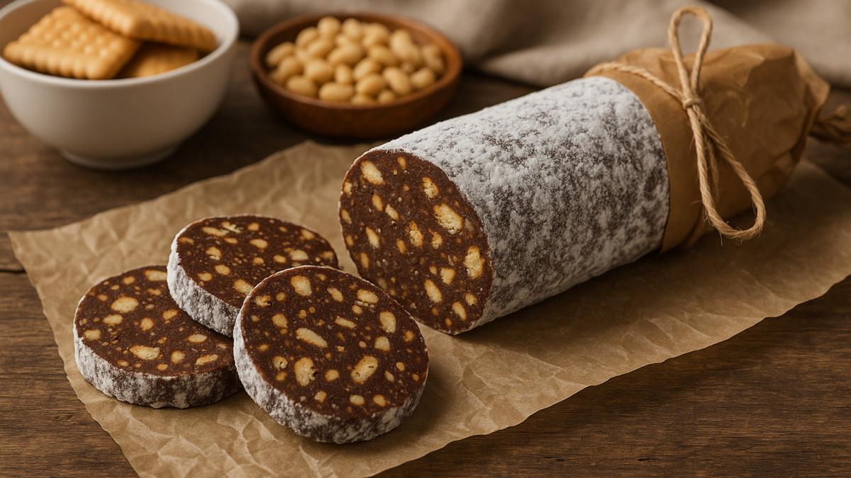 Шоколадная колбаска