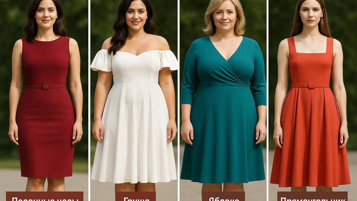 Платья по типу фигуры